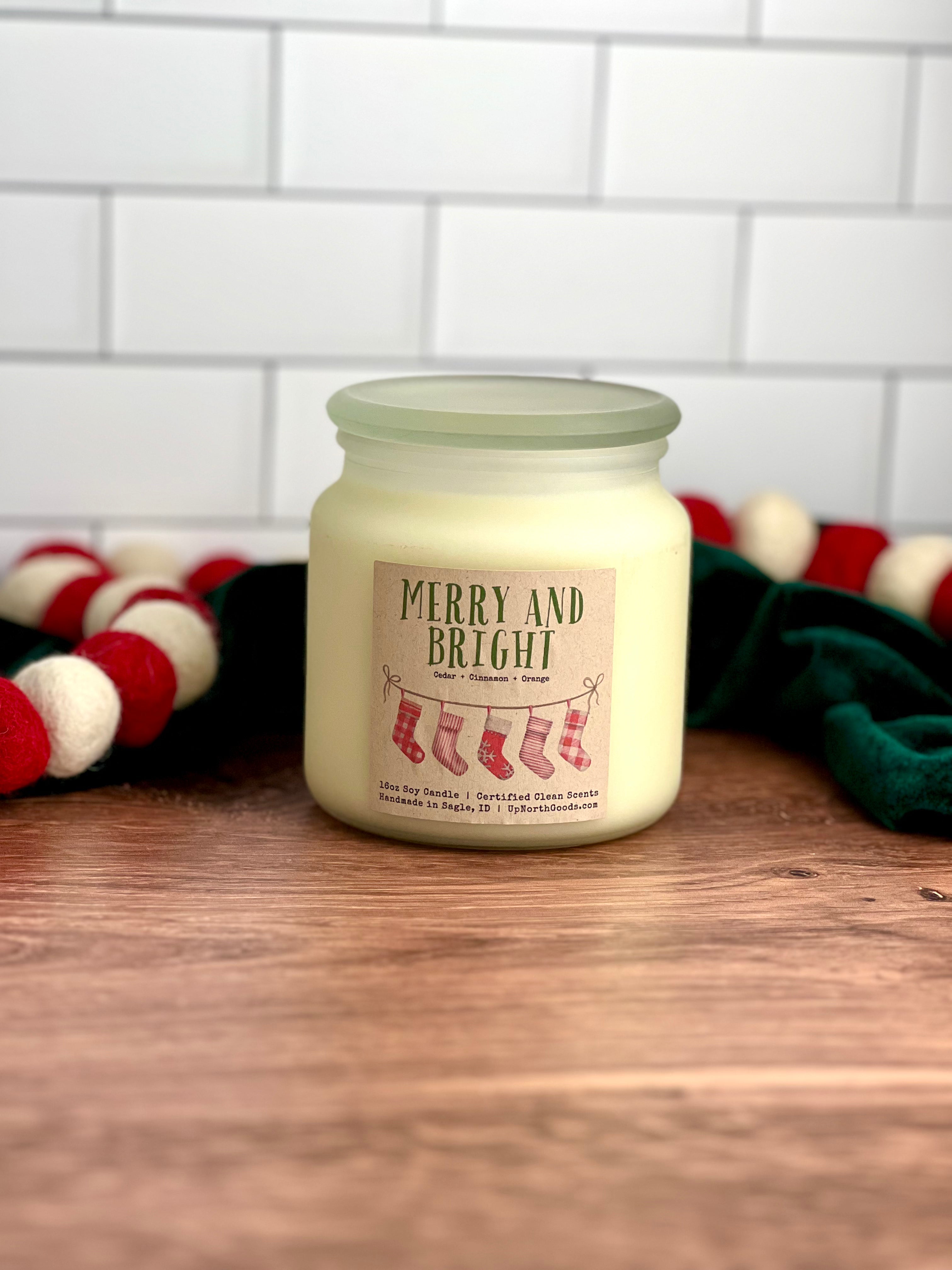 Merry and Bright Soy Candle