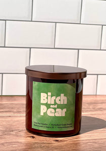 Birch and Pear Soy Candle