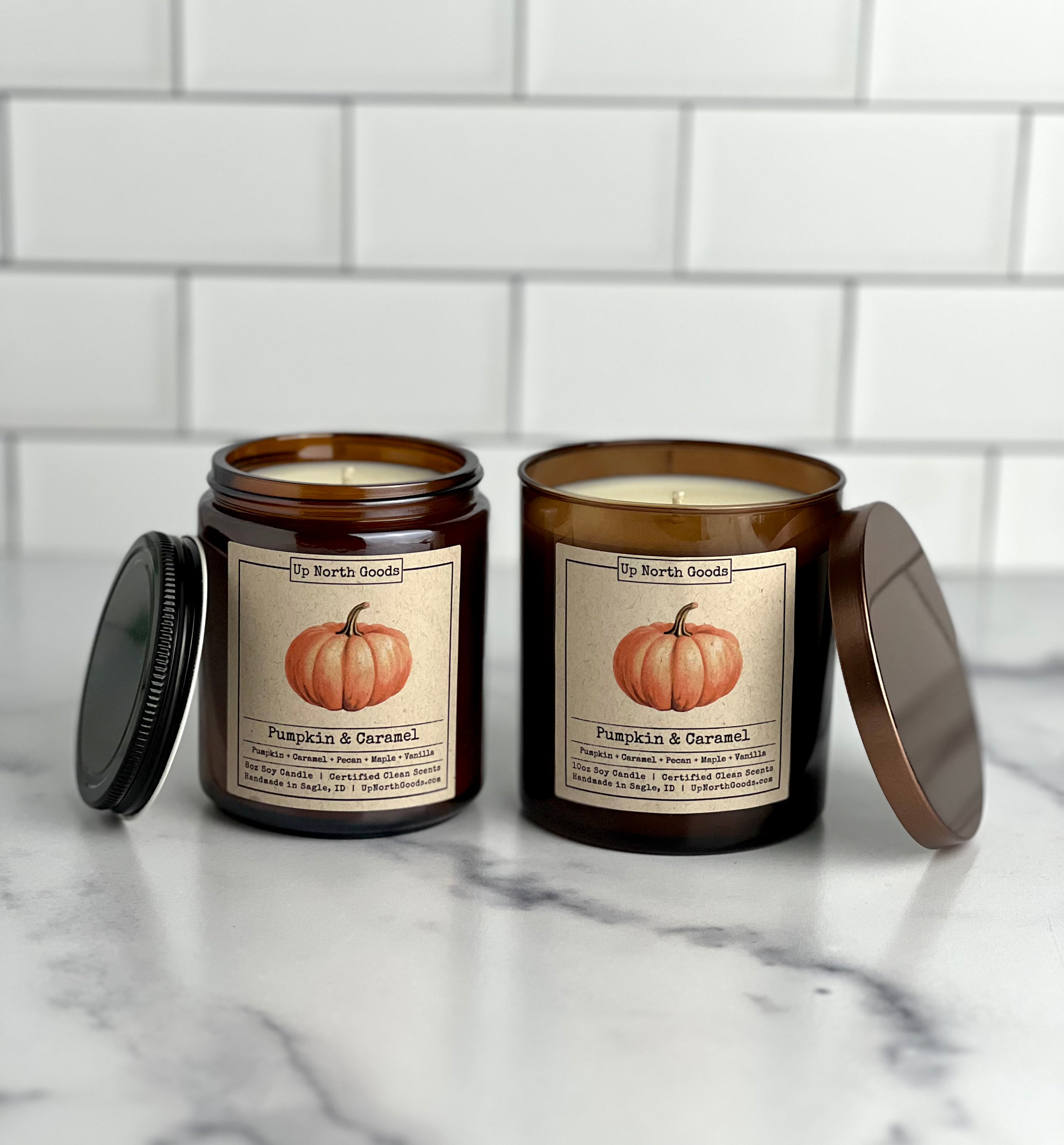 Pumpkin & Caramel Soy Candle