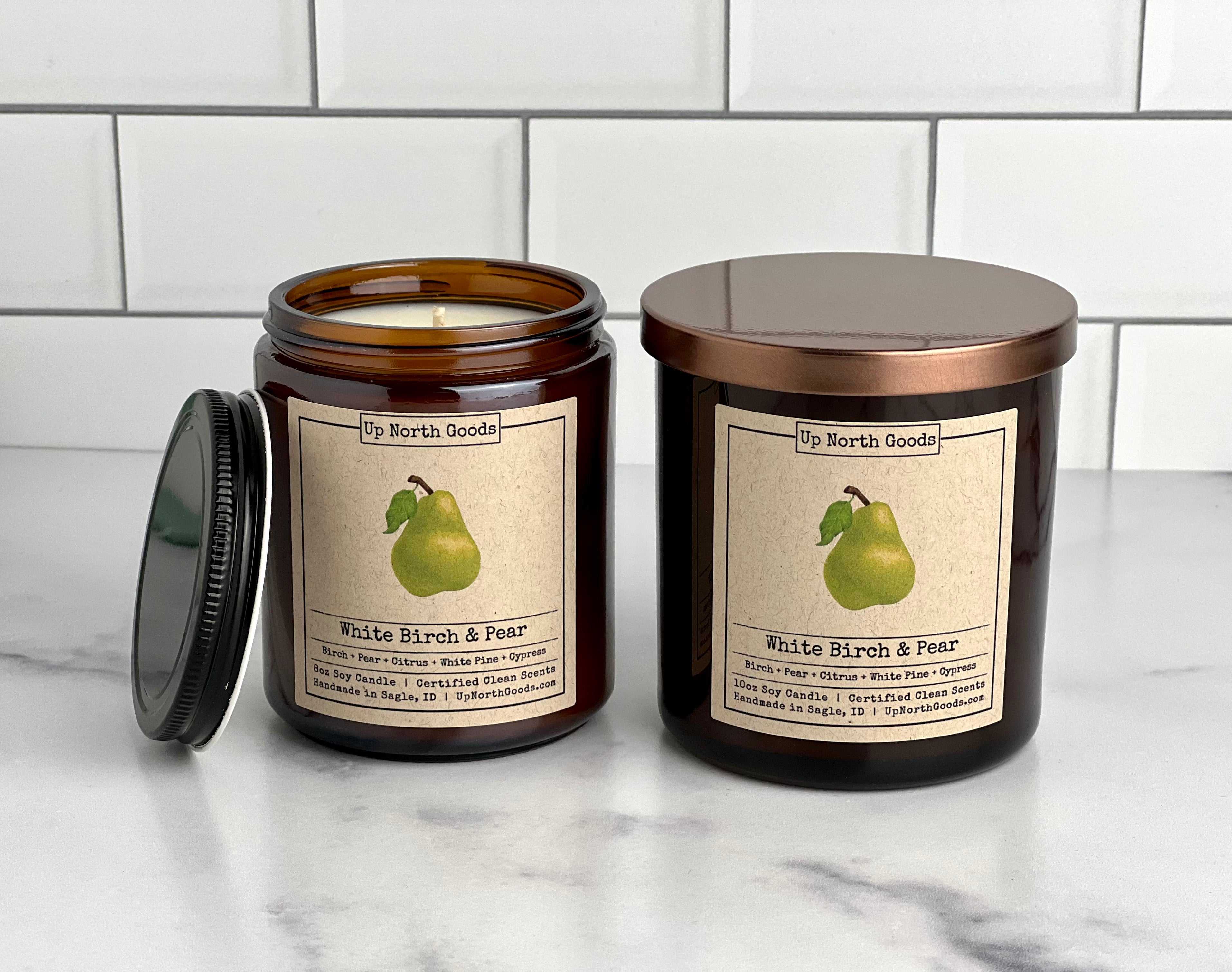 Birch and Pear Soy Candle