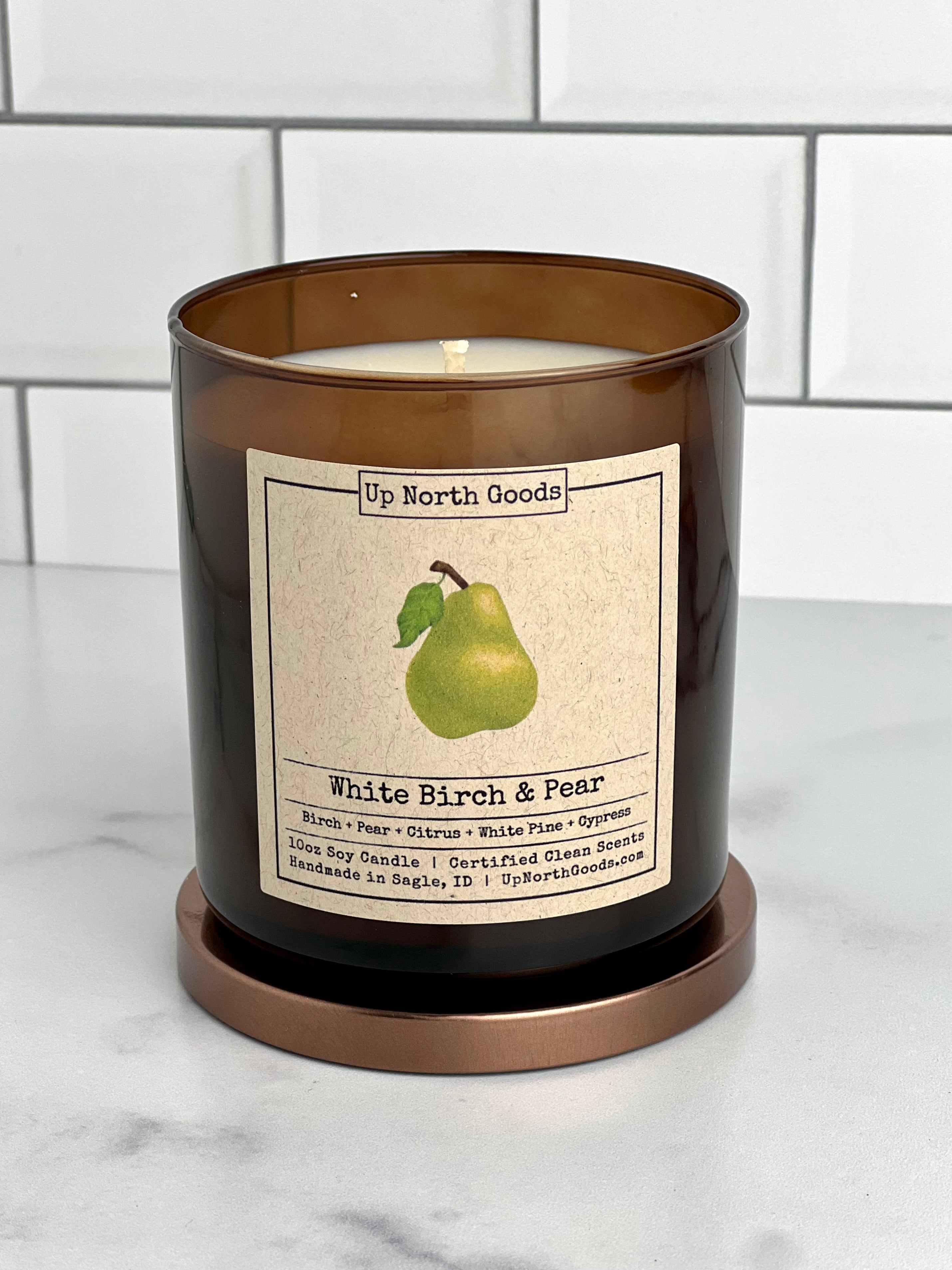 Birch and Pear Soy Candle