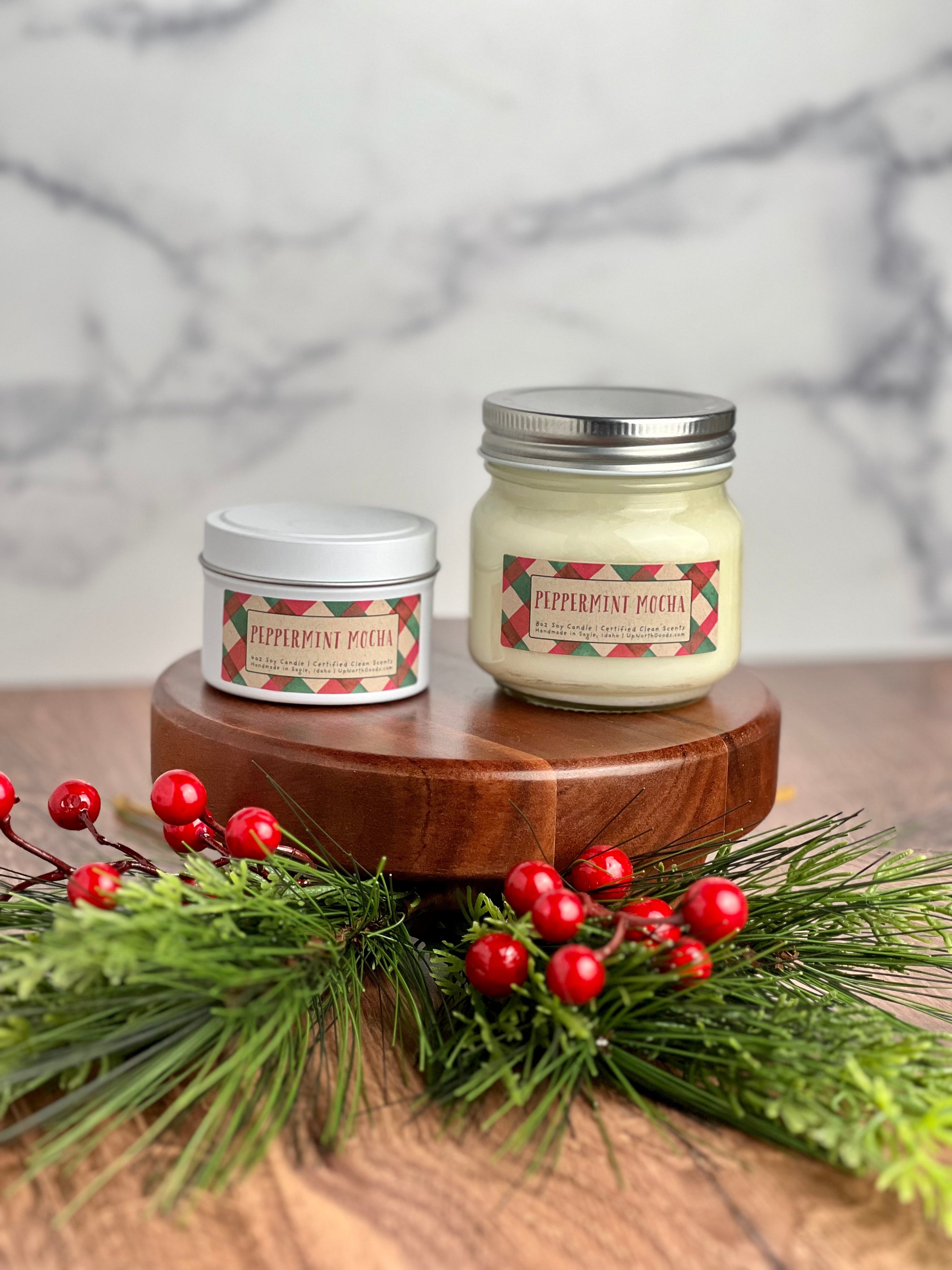 Peppermint Mocha Soy Candle