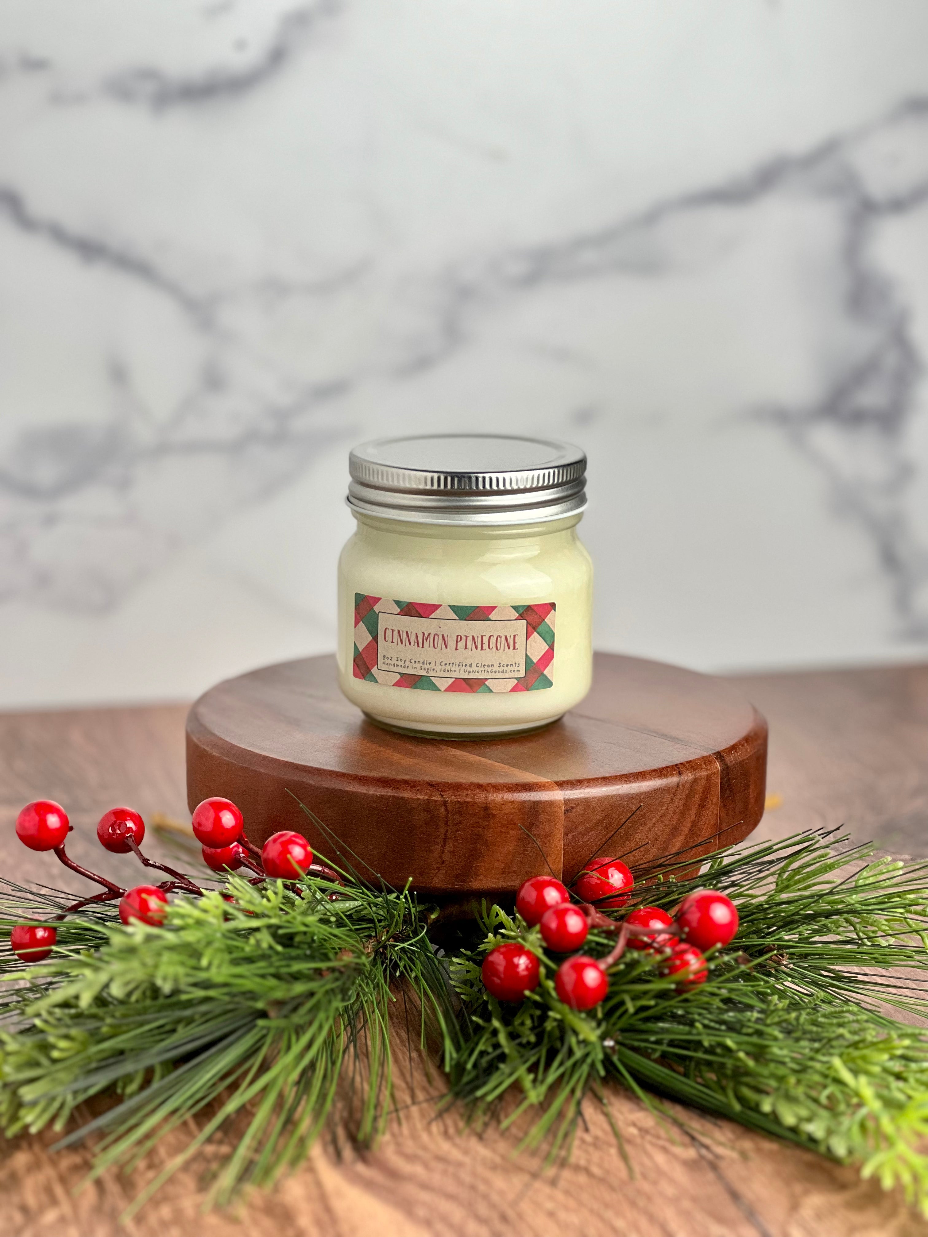 Cinnamon Pinecone Soy Candle