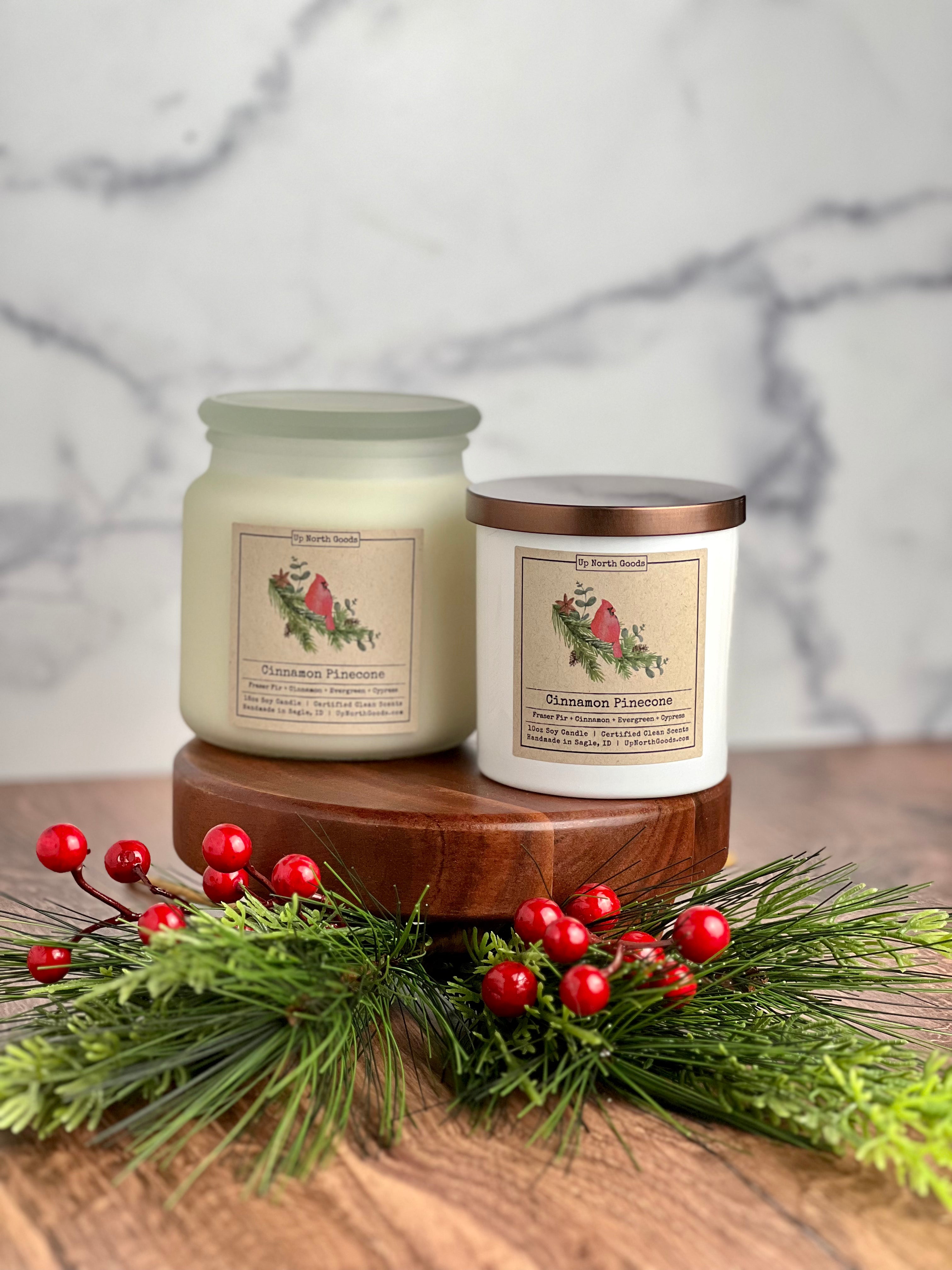 Cinnamon Pinecone Soy Candle