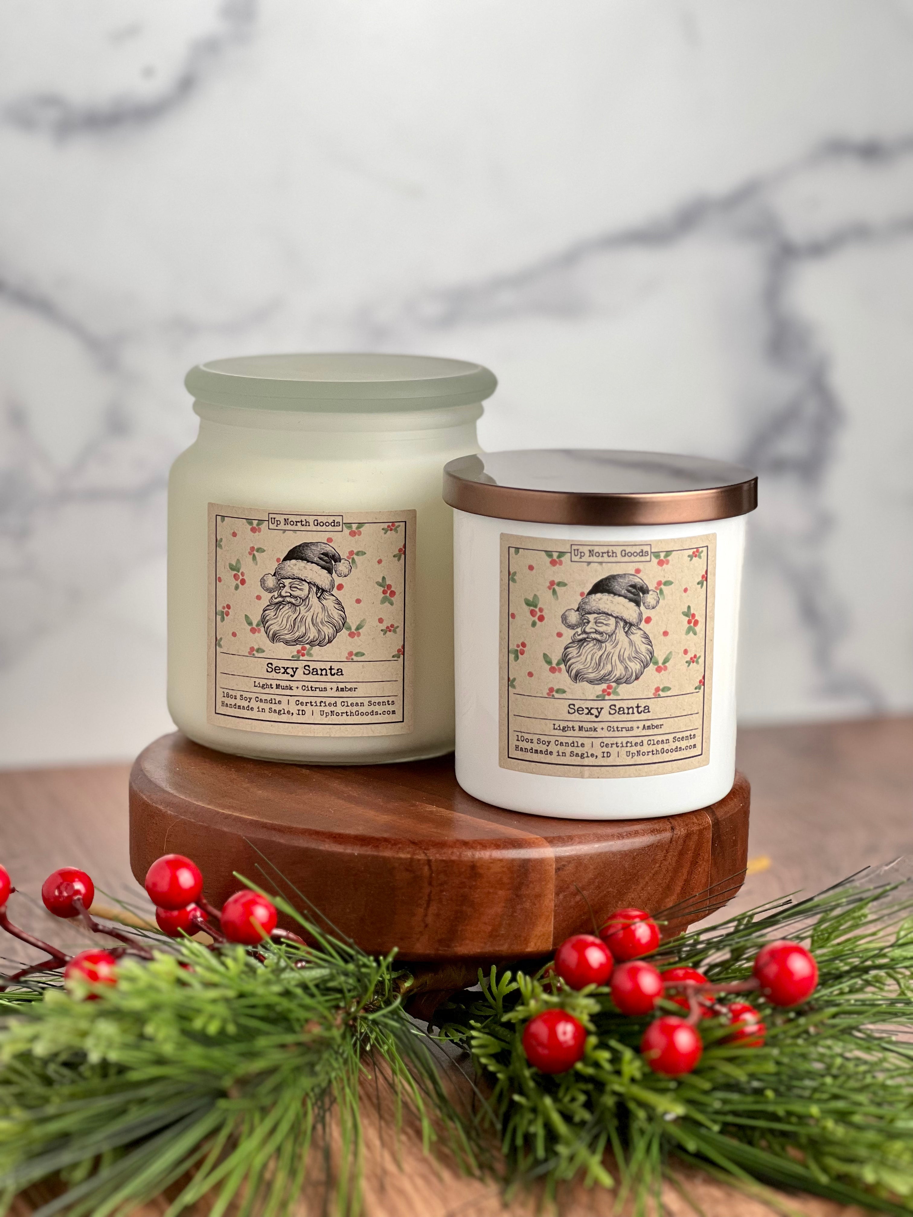 Sexy Santa Soy Candle