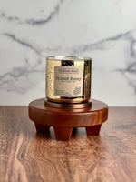 Load image into Gallery viewer, Custom GOLD Mercury Glass 3-Wick 20oz Soy Candle
