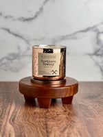 Load image into Gallery viewer, Custom COPPER Mercury Glass 3-Wick 20oz Soy Candle
