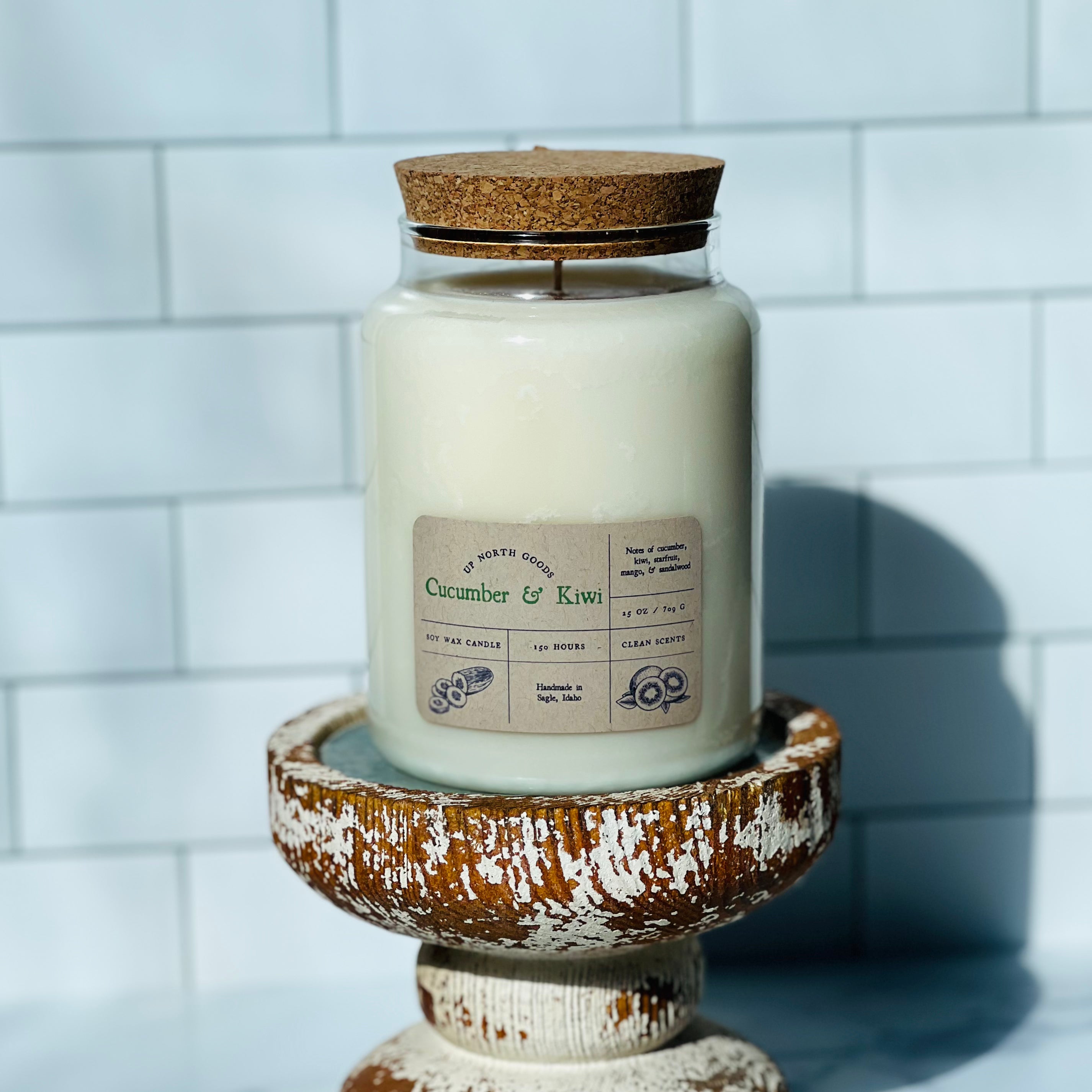 Cucumber & Kiwi Soy Candle