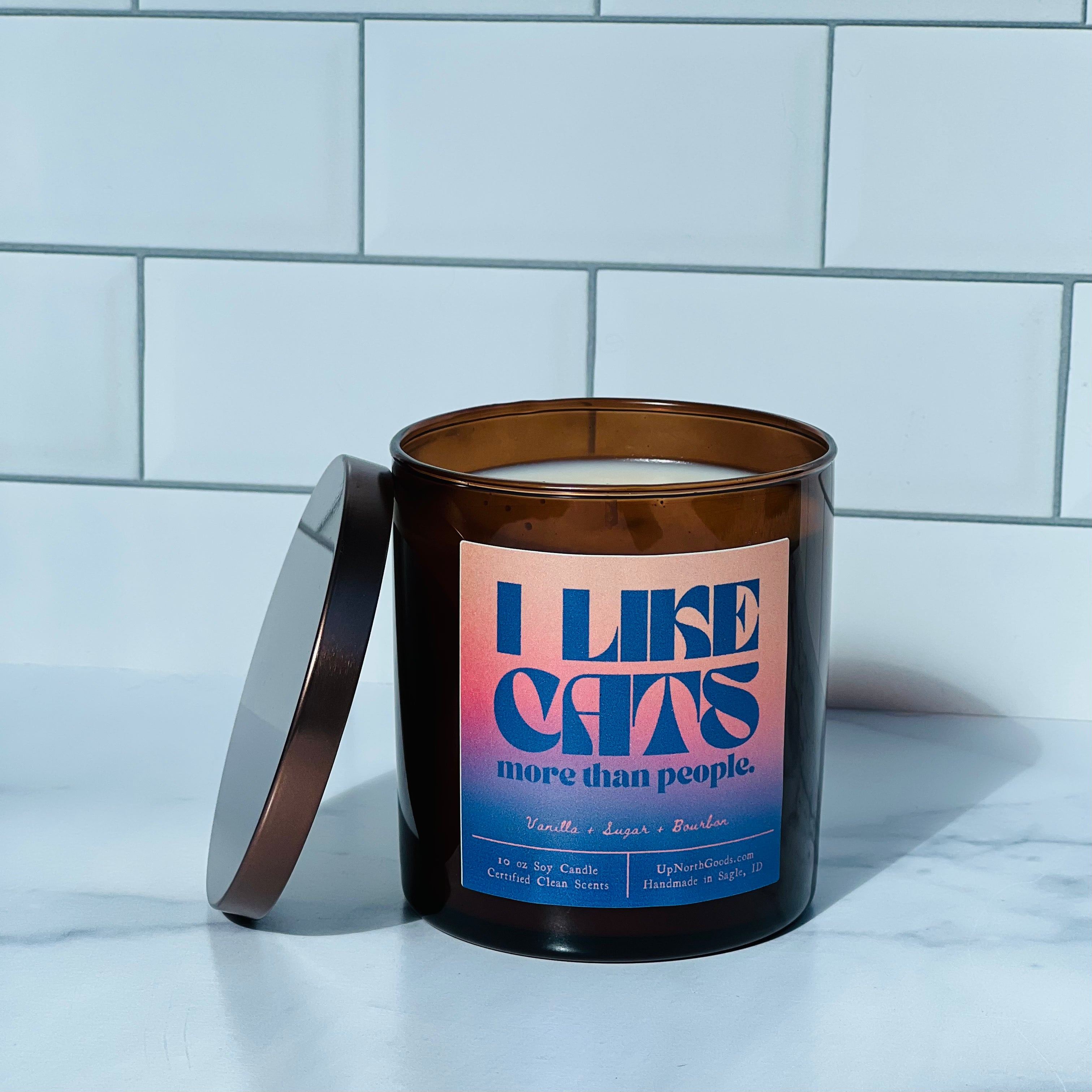 I Like Cats More Than People Soy Candle
