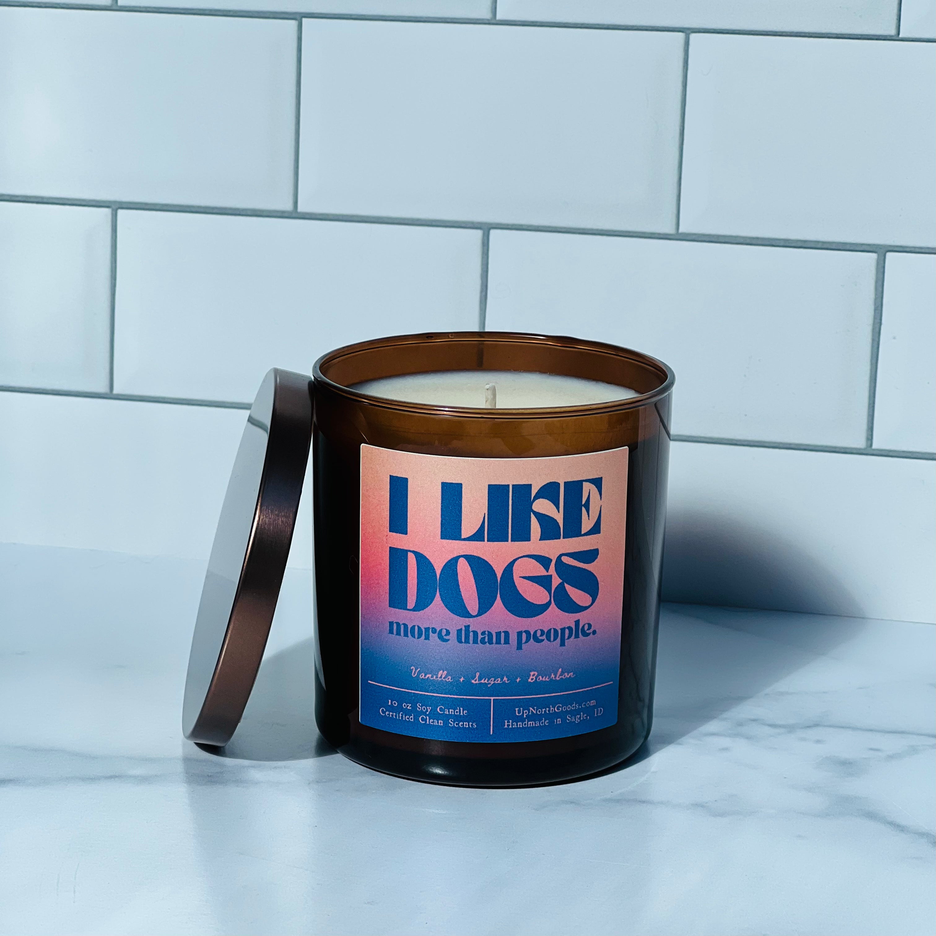 I Like Dogs More Than People Soy Candle