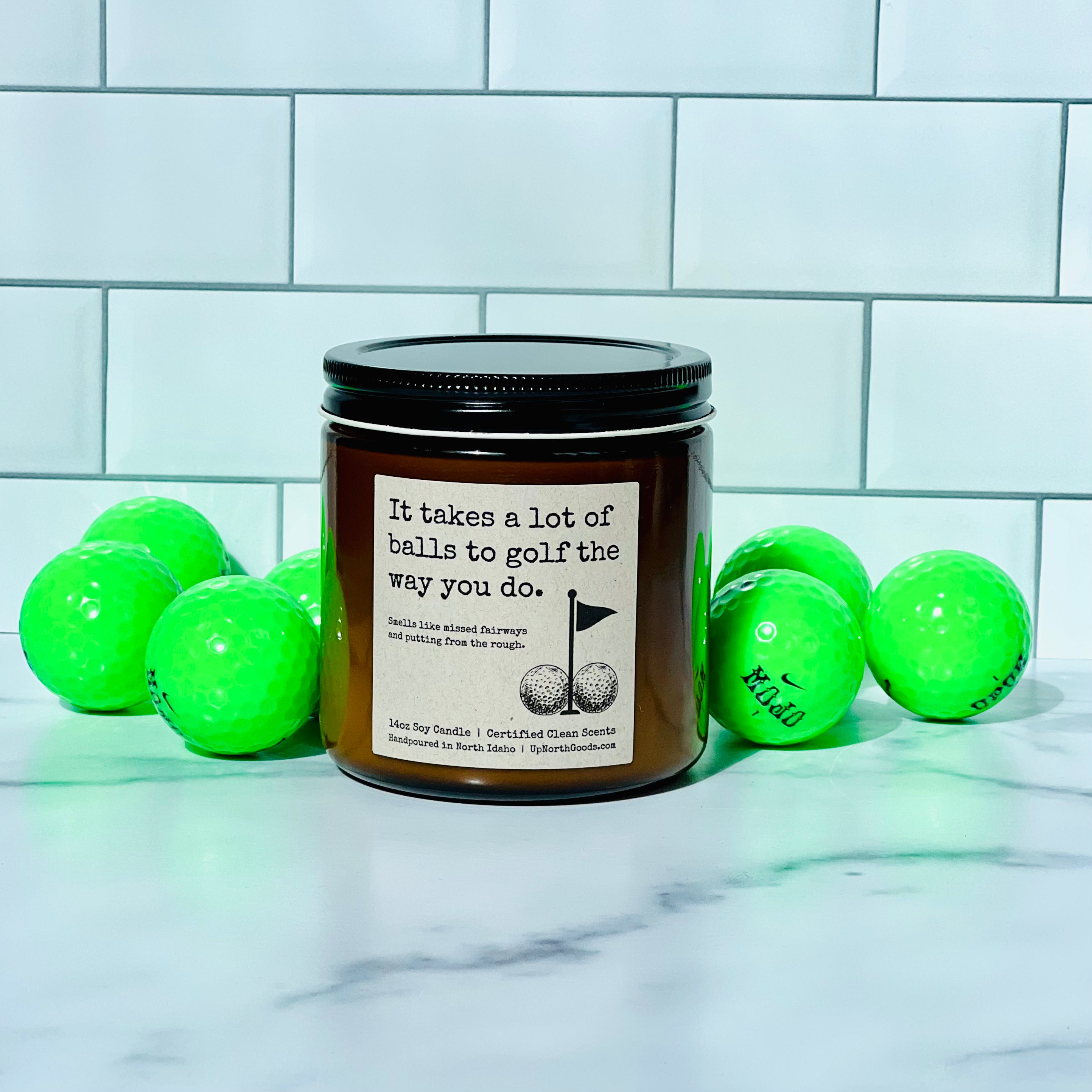 It Takes a Lot of Balls Golf Soy Candle