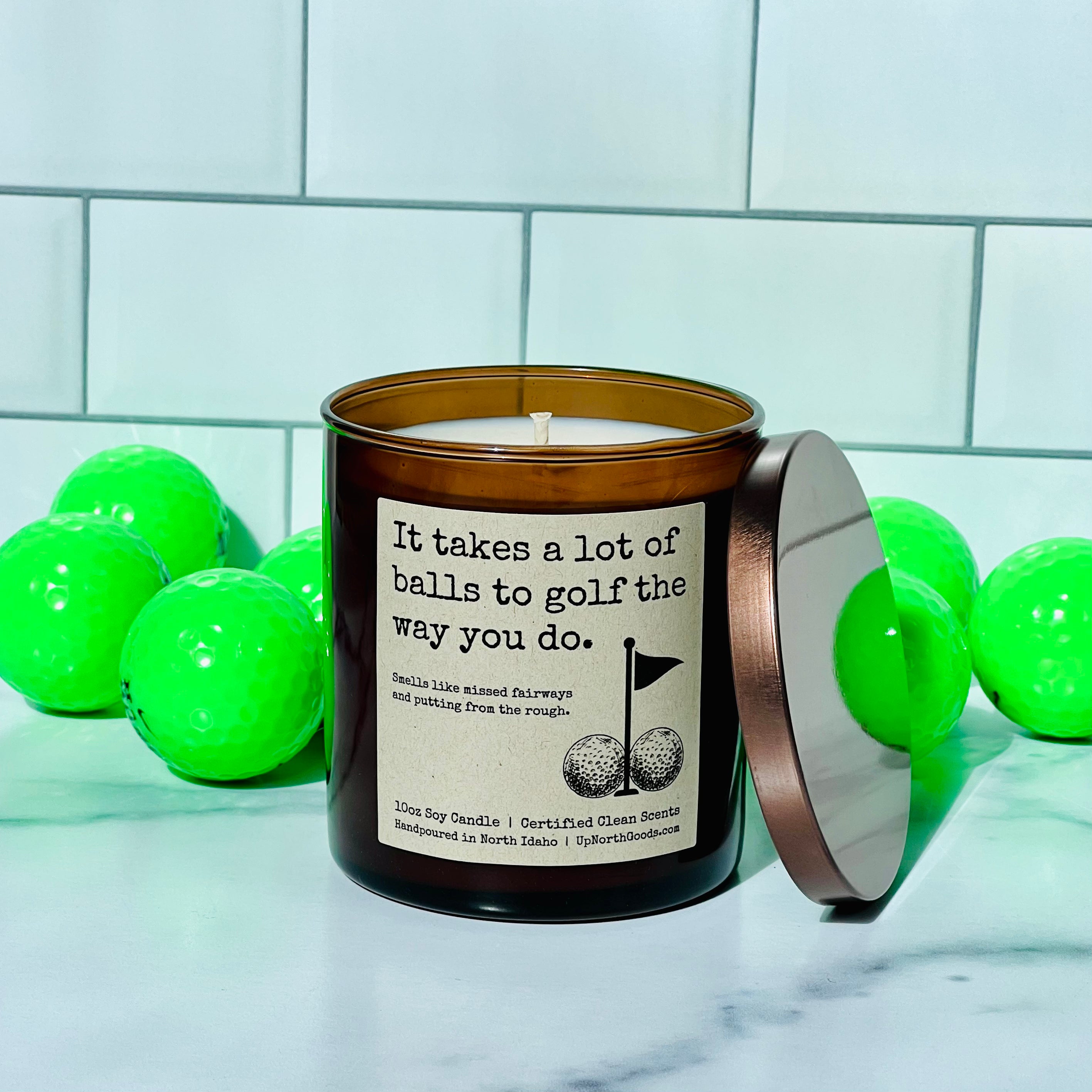 It Takes a Lot of Balls Golf Soy Candle