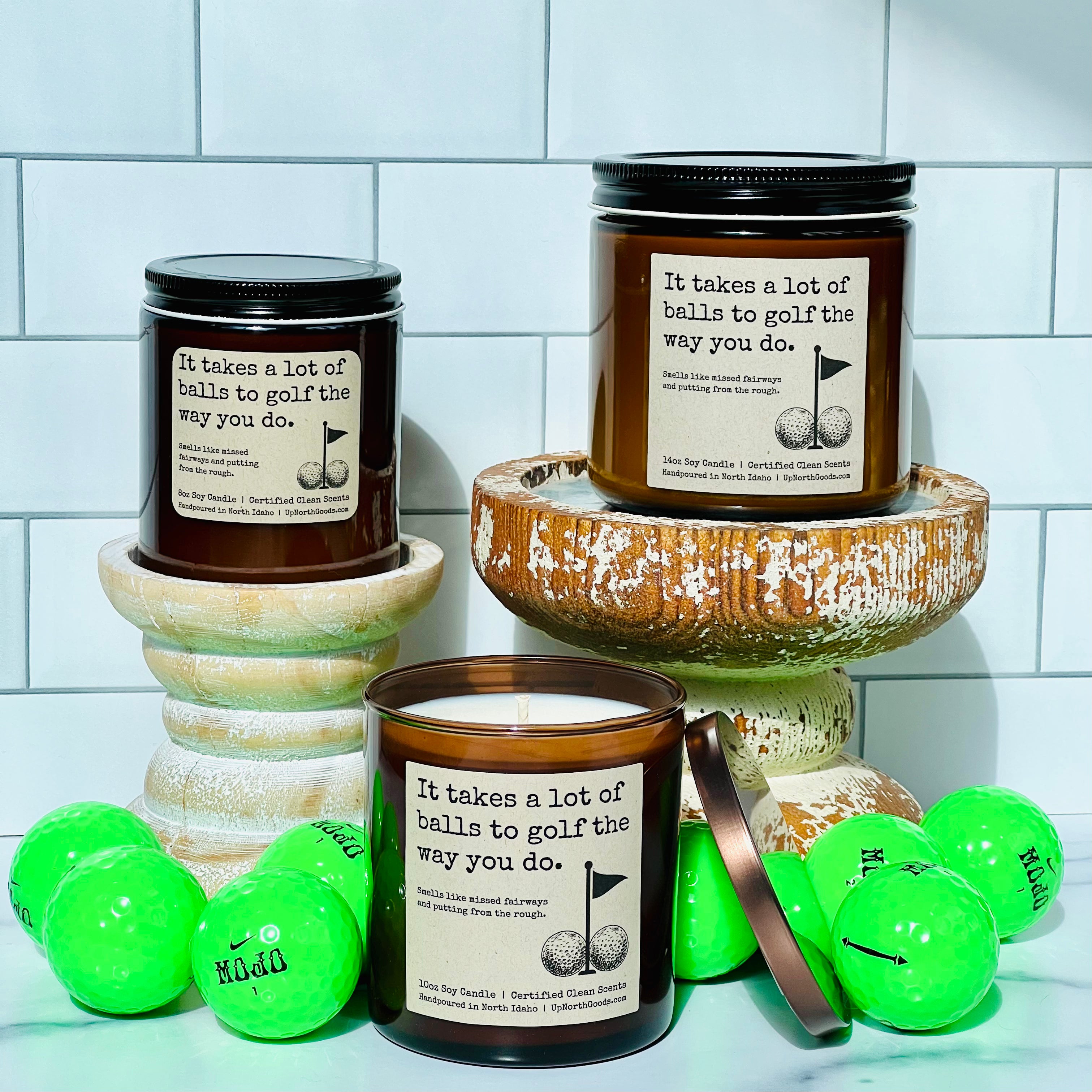 It Takes a Lot of Balls Golf Soy Candle