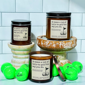 It Takes a Lot of Balls Golf Soy Candle