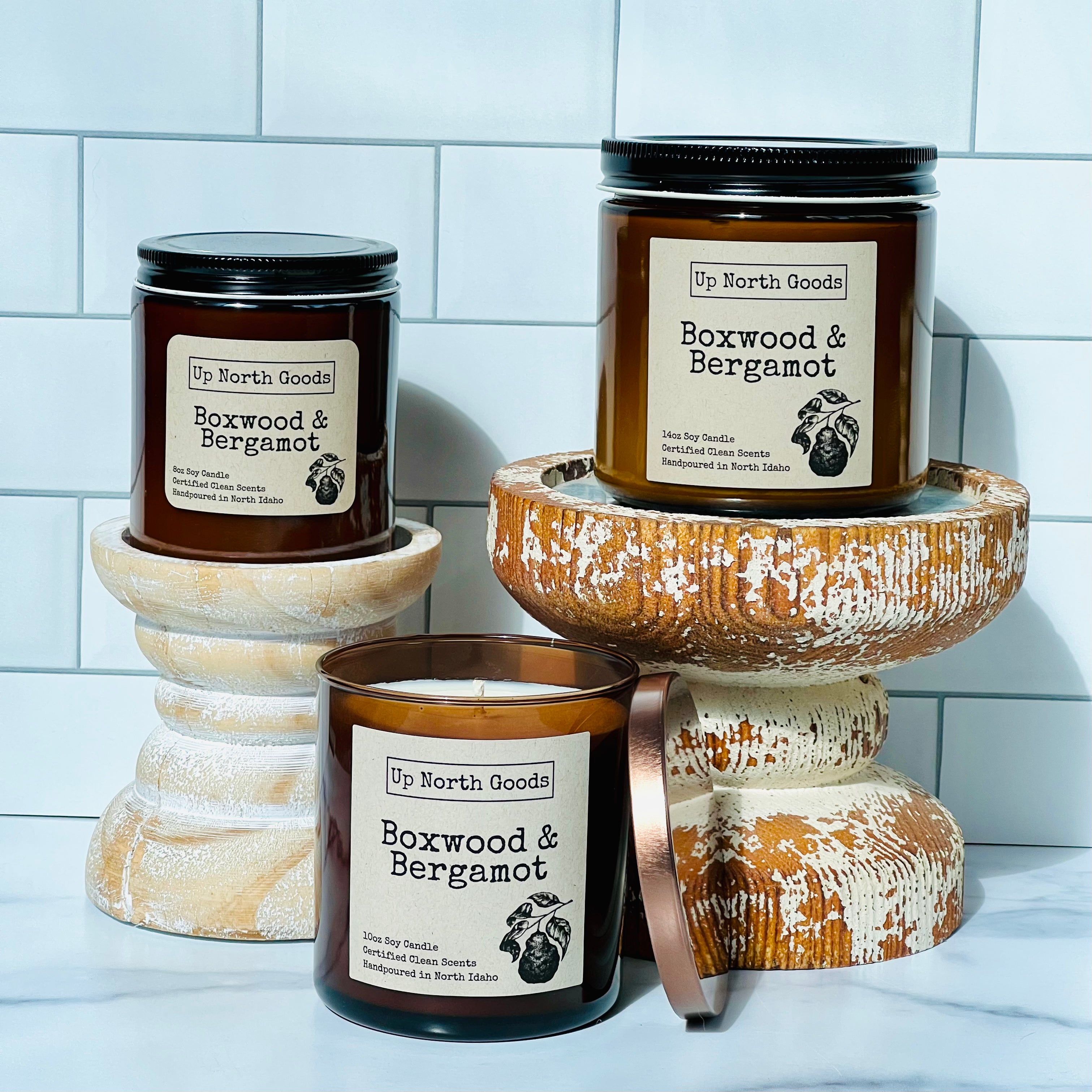 Boxwood & Bergamot Soy Candle
