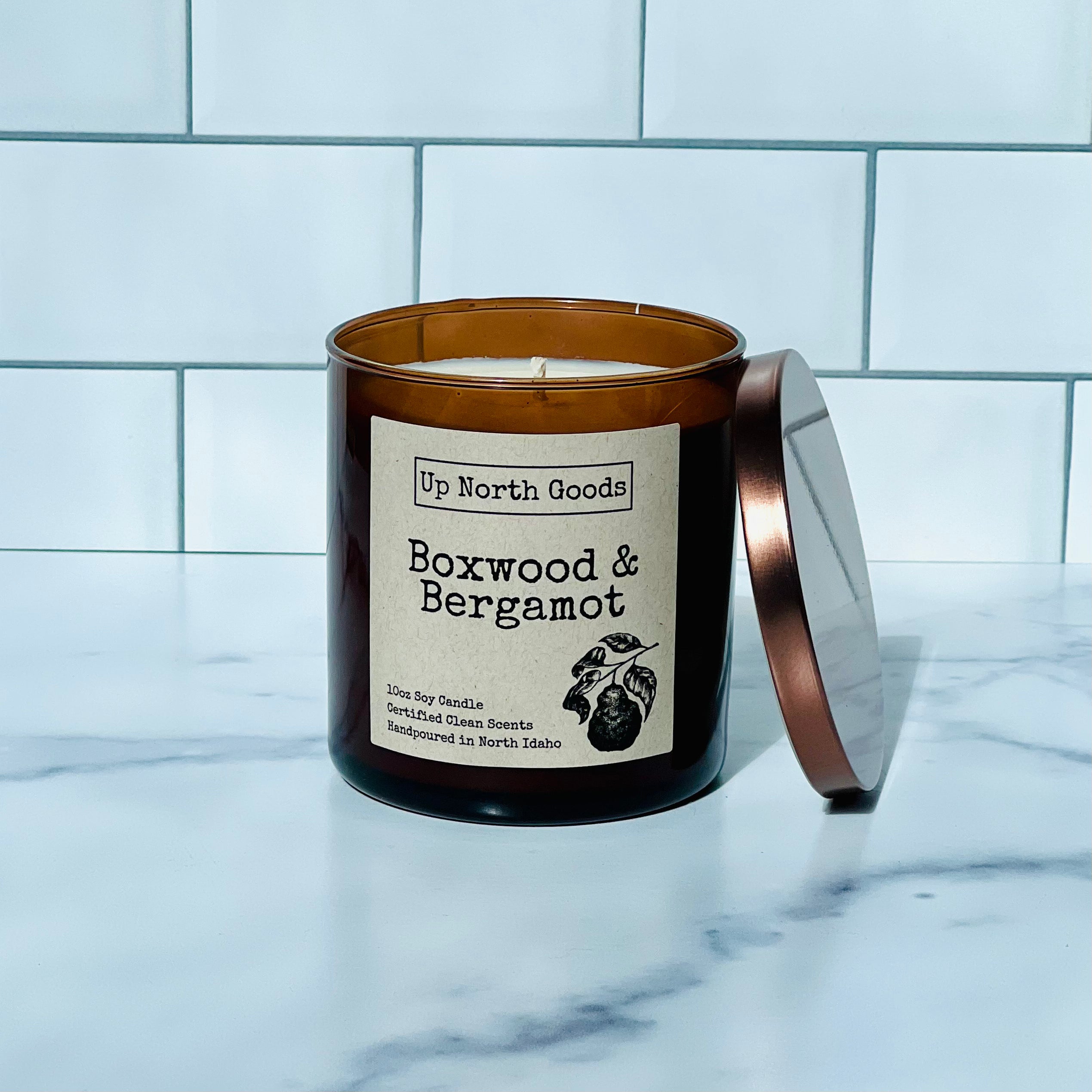 Boxwood & Bergamot Soy Candle
