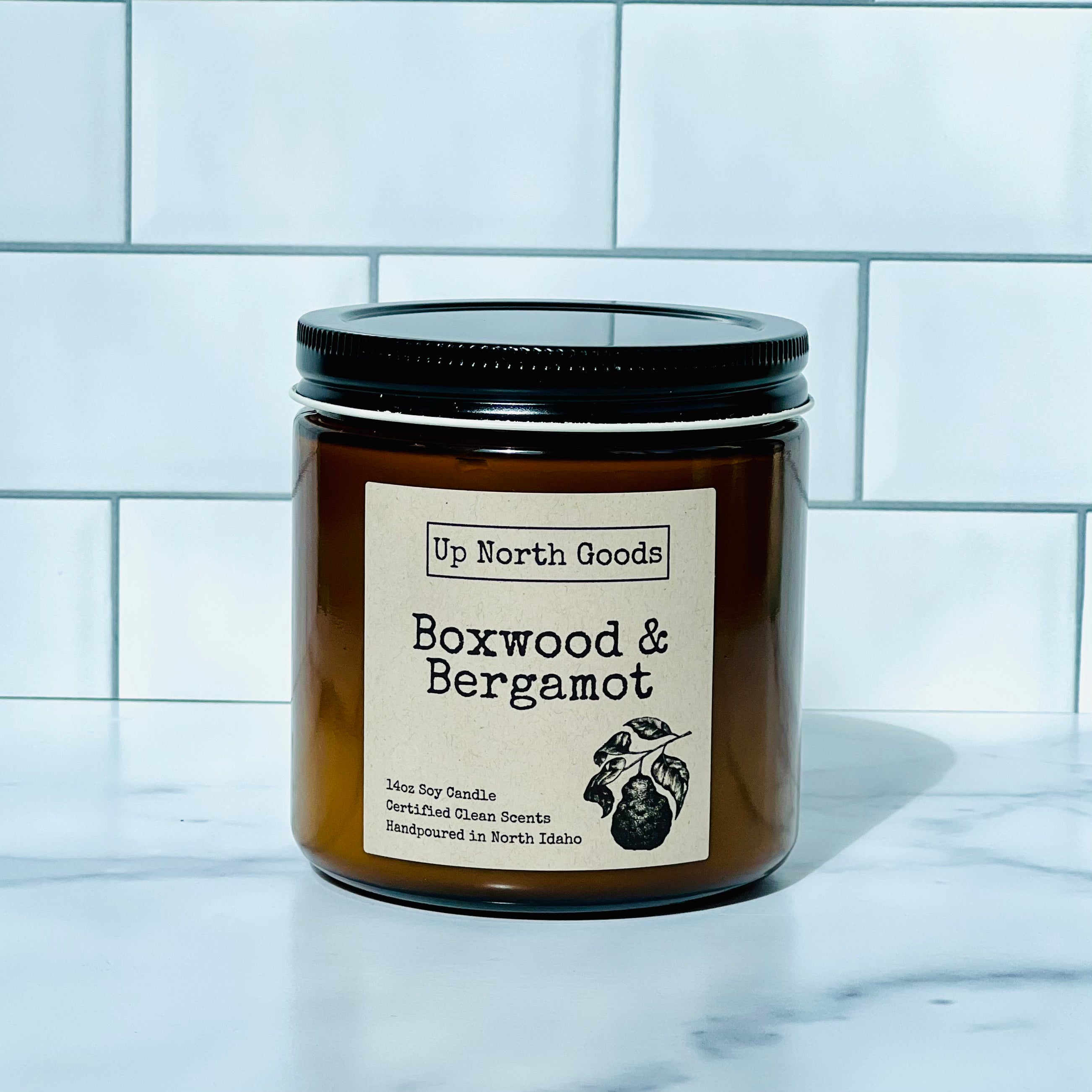 Boxwood & Bergamot Soy Candle