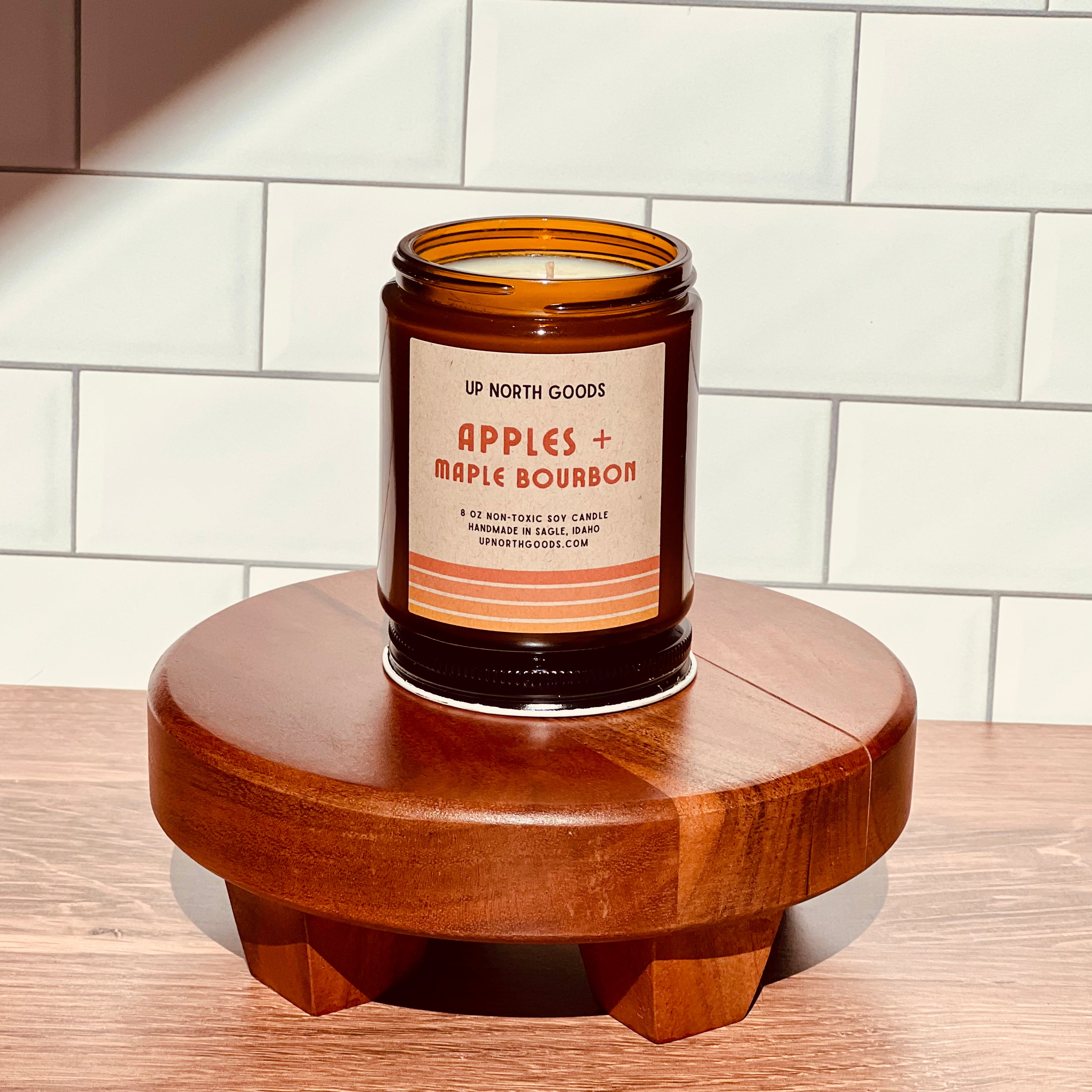 Apples and Maple Bourbon Soy Candle