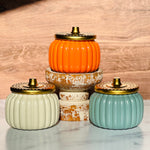Load image into Gallery viewer, Golden Pumpkin 25oz Soy Candle
