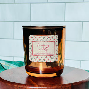 Cranberry & Holly Soy Candle