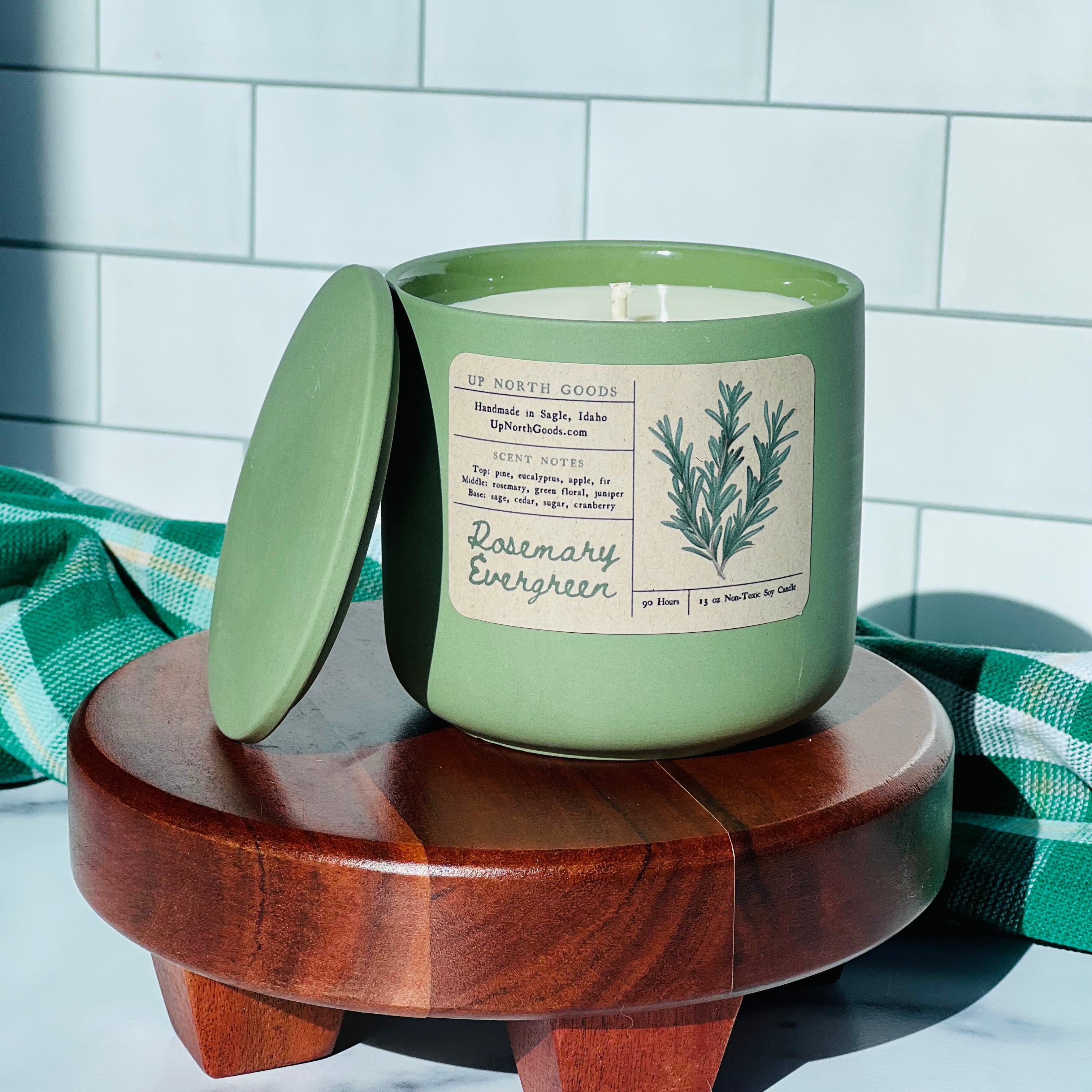 Rosemary Evergreen Soy Candle