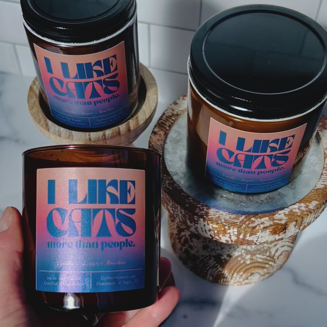 I Like Cats More Than People Soy Candle