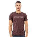 Load image into Gallery viewer, Up North Goods Maroon Logo Tee
