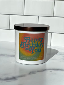 Happy Birthday Soy Candle