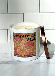 Grapefruit & Mint Soy Candle