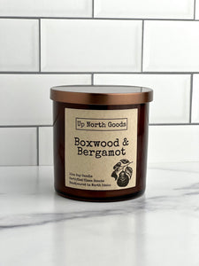 Boxwood & Bergamot Soy Candle