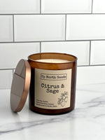 Load image into Gallery viewer, Citrus &amp; Sage Soy Candle
