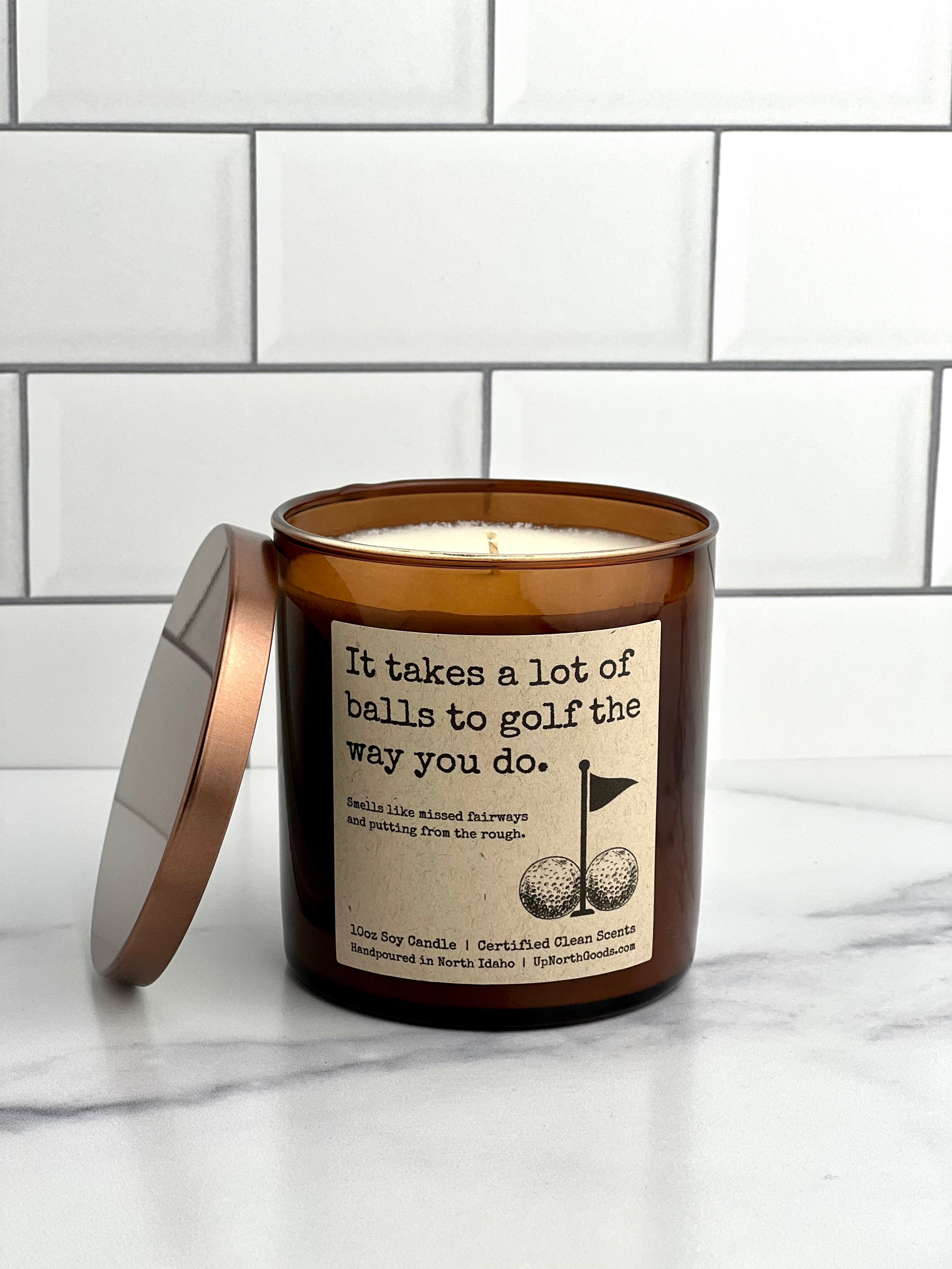 It Takes a Lot of Balls Golf Soy Candle